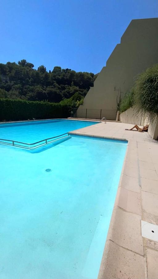 Appartement Luxe - 3 Pieces Avec Vue Mer, Piscine Et Tennis Ницца Экстерьер фото